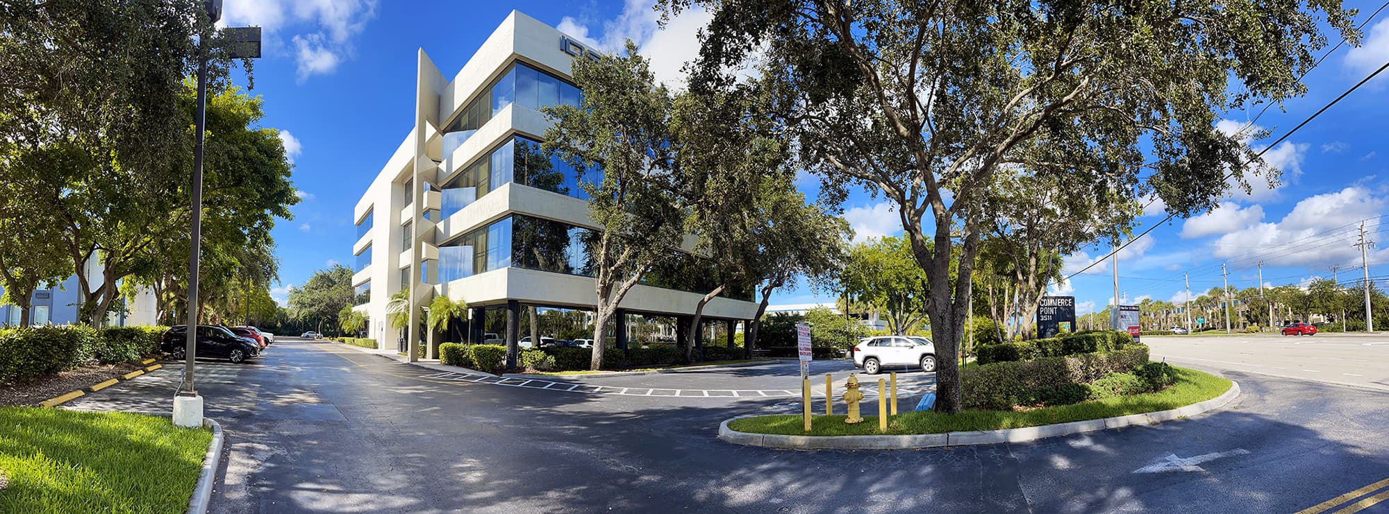 Commercial Point outside building